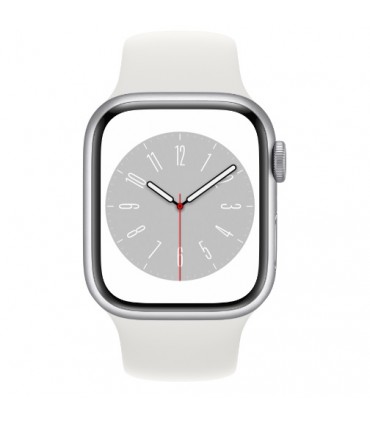 اپل واچ سری ۸ رنگ نقره‌ای - سایز ۴۱ میلی‌متر- گارانتی ۶ ماهه شرکتی