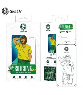 گلس شفاف گرین مدل 3D Silicone Plus Glass مناسب برای گوشی 14/13/13PRO