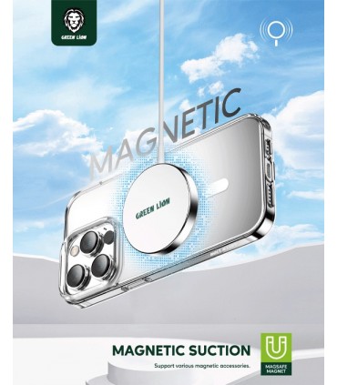 قاب مگ‌سیف گرین مناسب iPhone 13/14مدل Green Anti-Shock IMD MagSafe Case