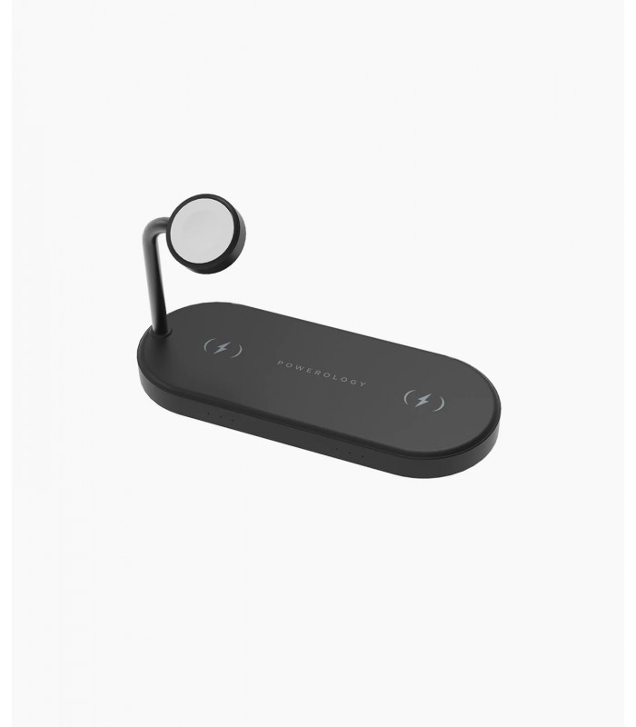 شارژر بی‌سیم ۴ در ۱ پاورولوژی مدل Powerology 4 in 1 Fast Charging Power Dock