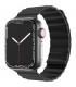 بند آهنربایی اپل واچ  گرین مدل Green Silicone + Magnets Watchband 42/44/45mm-مشکی