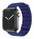 بند آهنربایی اپل واچ  گرین مدل Green Silicone + Magnets Watchband 42/44/45mm-سورمه‌ای