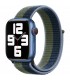 بند نایلون بافته شده اپل واچ  گرین مدل Green Woven Nylon 42/44/45mm-سبز/آبی
