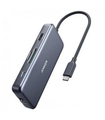 هاب شارژر ۷ در ۱ انکر مدل Anker PowerExpand+ 7-in-1 USB-C PD Ethernet Hub-A8352HA1