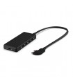 هاب شارژر ۱۰ در ۱ یونی سینک مدل UNISYNK 10 Port USB-C Docking Hub-کانکتور دوتایی
