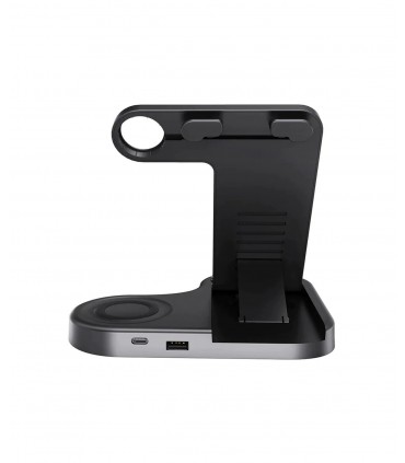 شارژر بی‌سیم سه‌گانه پاورلوژی مدل Powerology Powerstand Pro Wireless Charger