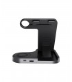 شارژر بی‌سیم سه‌گانه پاورلوژی مدل Powerology Powerstand Pro Wireless Charger