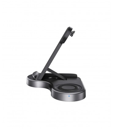 شارژر بی‌سیم سه‌گانه پاورلوژی مدل Powerology Powerstand Pro Wireless Charger