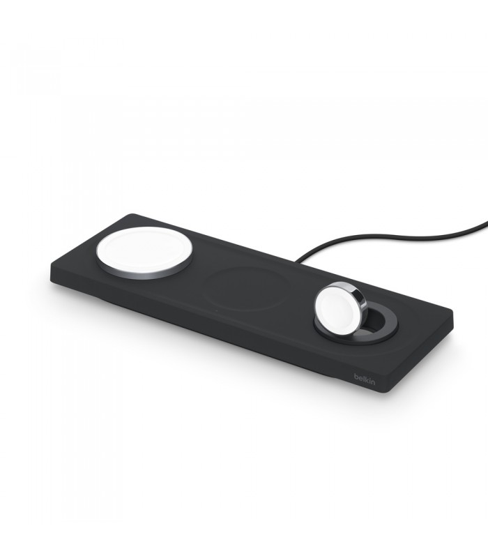 شارژر بی سیم مگ‌سیف ۳ در ۱ بلکین Belkin Boost Charge Pro 3 in 1 Wireless Charging Pad with MagSafe