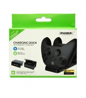 پایه شارژر و باتری شارژی ایکس باکس دابی مدل DOBE Charging Dock for X-Series S/X و X-One S/X-مشکی