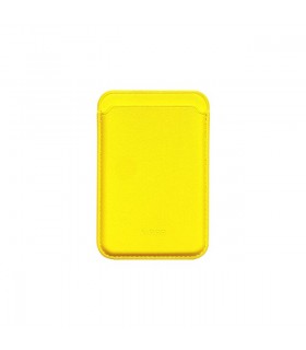 جاکارتی مگ سیف چرمی کی دو مدل K-Doo Leather Wallet MagSafe-زرد