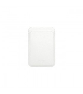 جاکارتی مگ سیف چرمی کی دو مدل K-Doo Leather Wallet MagSafe-سفید
