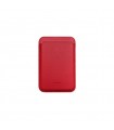 جاکارتی مگ سیف چرمی کی دو مدل K-Doo Leather Wallet MagSafe-قرمز