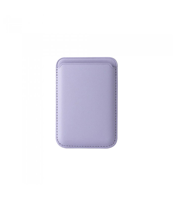 جاکارتی مگ سیف چرمی مدل iPhone Leather Wallet with MagSafe-بنفش-مشابه اصلی