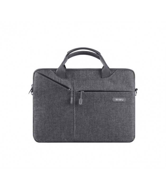 کیف شانه‌آویز لپتاپ ۱۵ اینچی ویوو مدل WIWU City Commuter Bag-خاکستری