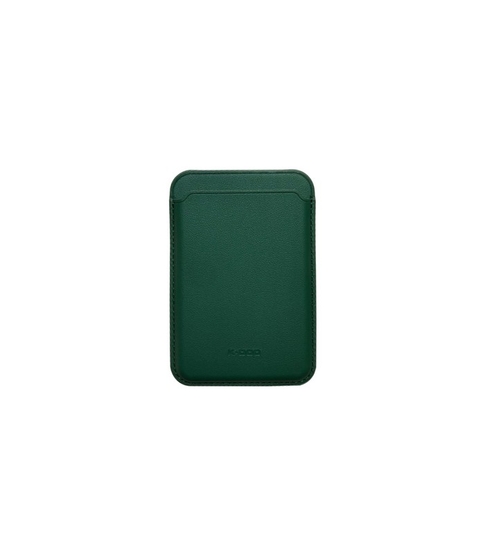 جاکارتی مگ سیف چرمی کی دو مدل K-Doo Leather Wallet MagSafe-سبز