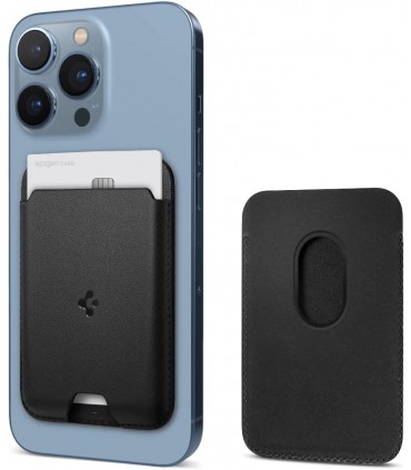 جاکارتی مگ سیف اسپیگن مدل Spigen Valentinus Card Holder-مشکی-AMP02284