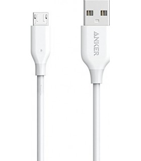 کابل micro-USB انکر مدل Anker PowerLine Micro USB A8133H21-سفید