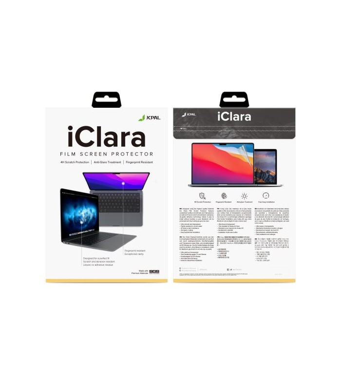 محافظ نمایشگر MacBook Air 13 جی‌سی‌پال مدل JCPAL iClara Film مناسب مک‌بوک ایر 13.6 اینچی M2 - M4 (2022 - 2025)