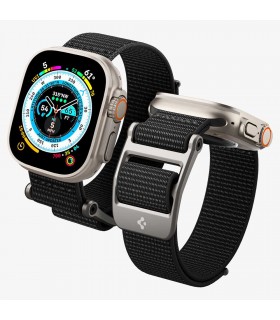 بند اپل واچ ۴۲/۴۴/۴۵/۴۹ میلی‌متری اسپیگن مدل Spigen DuraPro Flex WatchBand-مشکی-AMP02465