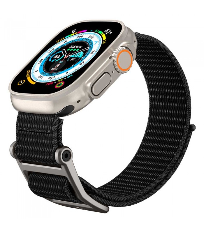 بند اپل واچ ۴۲/۴۴/۴۵/۴۹ میلی‌متری اسپیگن مدل Spigen DuraPro Flex WatchBand-مشکی-AMP02465