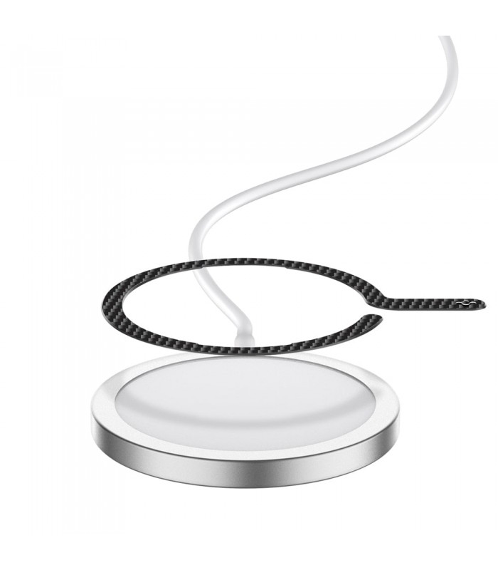 مبدل آهنربایی مگ سیف اسپیگن مدل Spigen One Tap Ring Adapter MagSafe-کربن-ACP03804
