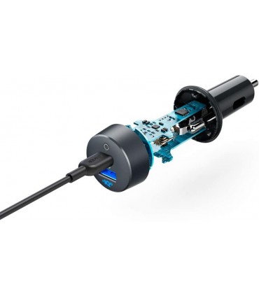 شارژر فندکی انکر مدل Anker PowerDrive PD+ 2 A2732PF2 رنگ مشکی