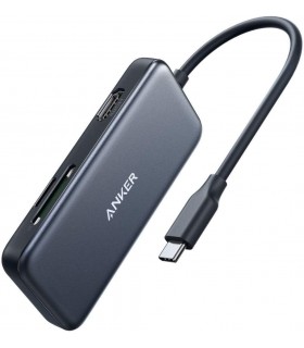 هاب شارژر ۵ در ۱ انکر مدل Anker PowerExpand 5-in-1 USB-C Media Hub-A8334HA1