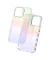 کیس زگ مدل ZAGG Iridescent Anti-Microbial Case مناسب iPhone 13/14-هفت رنگ