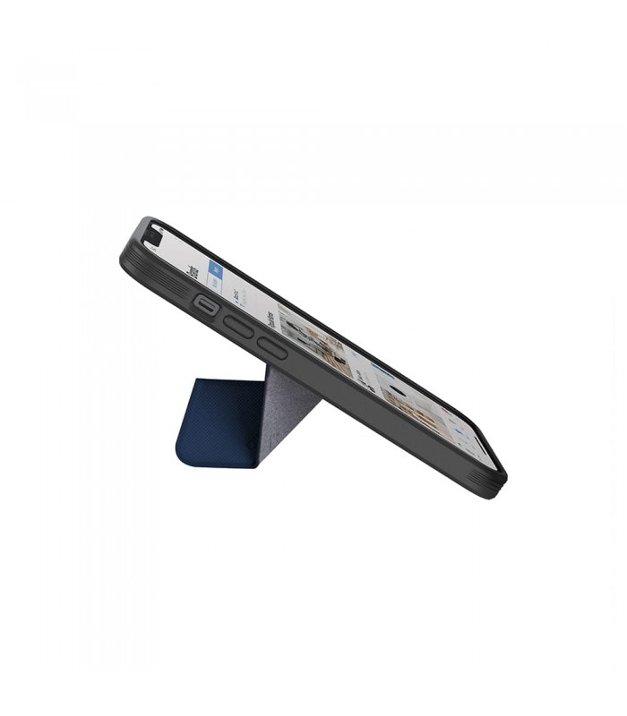 کیس استند دار یونیک مناسب iPhone 14 Pro Max مدل UNIQ Transforma MagSafe-آبی