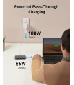 هاب شارژر ۸ در ۱ انکر مدل Anker PowerExpand 8-in-1 USB-C PD 10Gbps Data Hub-A8383HA1