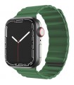 بند آهنربایی اپل واچ  گرین مدل Green Silicone + Magnets Watchband 42/44/45mm-سبز