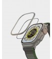 گلس اپل واچ گرین مناسب Apple Watch Ultra 49mm مدل Green Ultra Protector Watch Glass-نقره‌ای