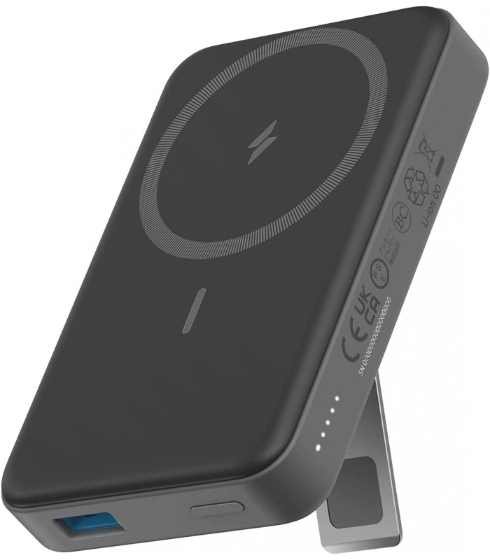 پاوربانک ۱۰ هزار مگ سیف انکر مدل Anker 633 Magnetic Battery (MagGo)-A1641-مشکی
