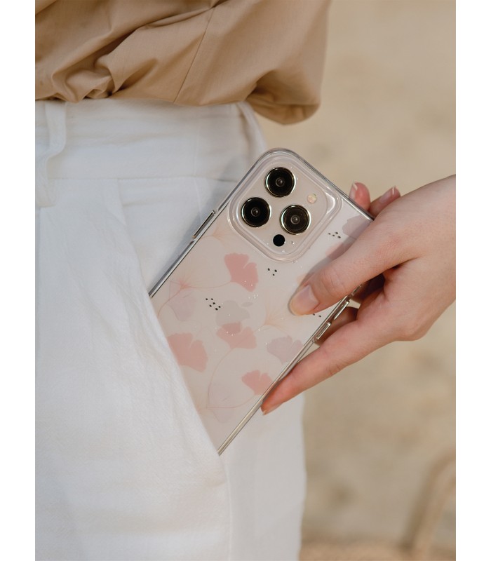 کیس طرحدار یونیک | UNIQ مدل Coehl Meadow مناسب iPhone 14 Pro Max-MEASPNK