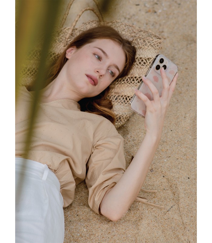کیس طرحدار یونیک | UNIQ مدل Coehl Meadow مناسب iPhone 14 Pro Max-MEASPNK