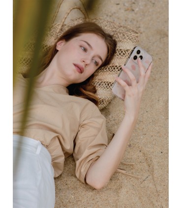 کیس طرحدار یونیک | UNIQ مدل Coehl Meadow مناسب iPhone 14 Pro Max-MEASPNK