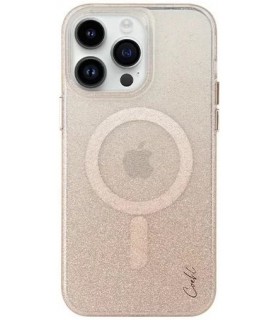 کیس ستاره‌ای مگ‌سیف‌دار یونیک | UNIQ مدل Coehl Lumino Magsafe مناسب iPhone 14 Pro Max-LUMCGLD