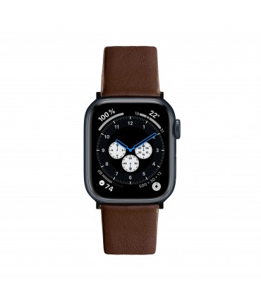 بند چرمی اپل واچ سندمارک مدل Sandmarc Leather Edition Apple Watch Band 42/44/45/49mm-قهوه‌ای