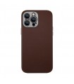 کیس چرمی مگ‌سیف‌دار سندمارک | Sandmarc مدل Leather Pro Case Magnetic مناسب iPhone 13 Pro Max-قهوه‌ای