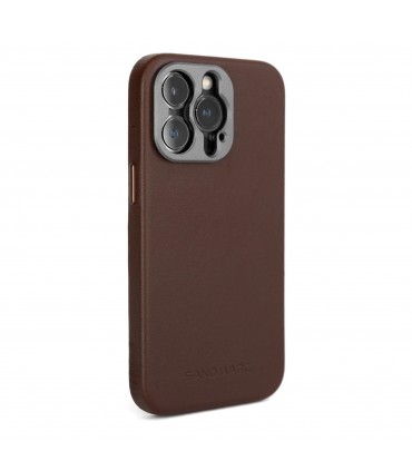 کیس چرمی مگ‌سیف‌دار سندمارک | Sandmarc مدل Leather Pro Case Magnetic مناسب iPhone 13 Pro Max-قهوه‌ای