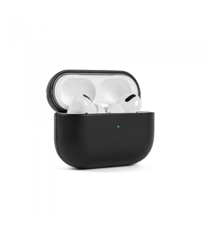 قاب محافظ چرمی ایرپادز پرو سندمارک مدل Sandmarc Leather Edition Airpods Pro Case رنگ مشکی