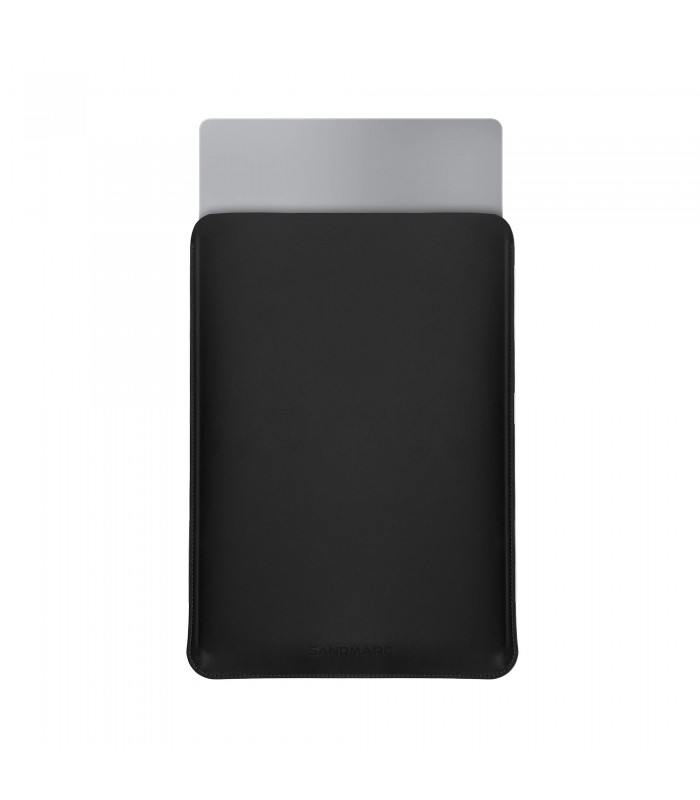 کاور چرمی مک بوک پرو ۱۴ اینچی سندمارک مدل Sandmarc Leather Edition Macbook Pro Sleeve  14-مشکی