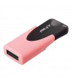 فلش مموری پی ان وای مدل PNY Attache 4 Pastel 64GB USB 2.0 Flash Drive-کشویی صورتی