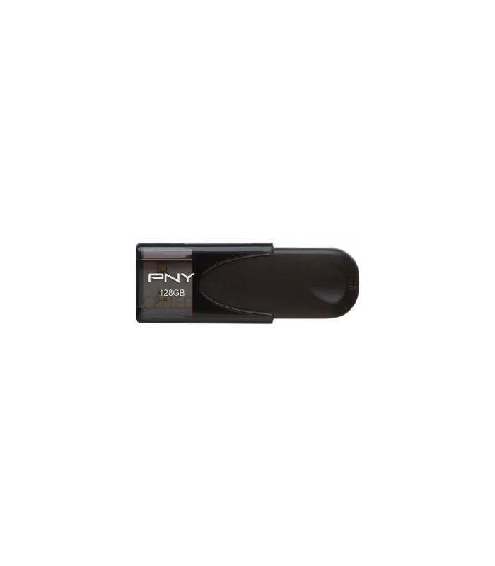 فلش مموری پی ان وای مدل PNY Attache 4 128GB USB 2.0 Flash Drive-کشویی دودی