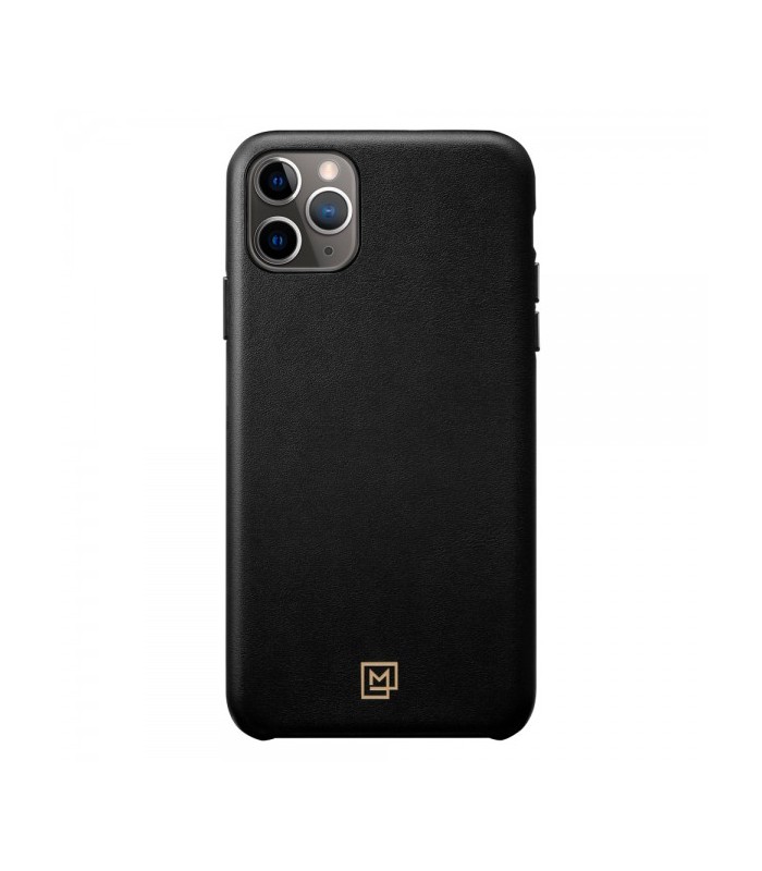 کیس چرمی Spigen مدل LA MANON CALIN مناسب iPhone 11 Pro Max-مشکی-075CS27064