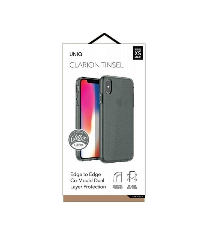 کیس دودی ستاره‌ای یونیک | UNIQ مدل Clarion Tinsel مناسب iPhone XS Max