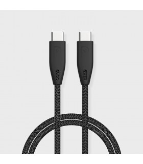 کابل دو سر USB-C پاورولوژی مدل Powerology-مشکی ۲ متر-PBCPD2BK