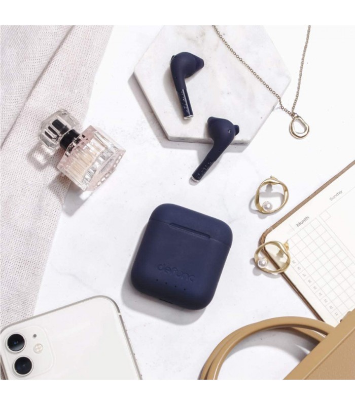 هدفون بی‌سیم دیفانک مدل defunc True Go Slim-آبی نفتی