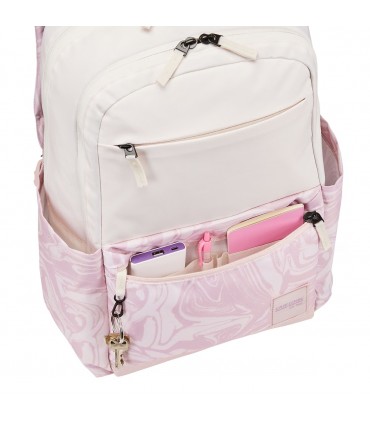 کوله‌پشتی لپتاپ ‍۱۵.۶/۱۶ اینچی کیس لاجیک مدل Case Logic Uplink Backpack-صورتی آبنباتی